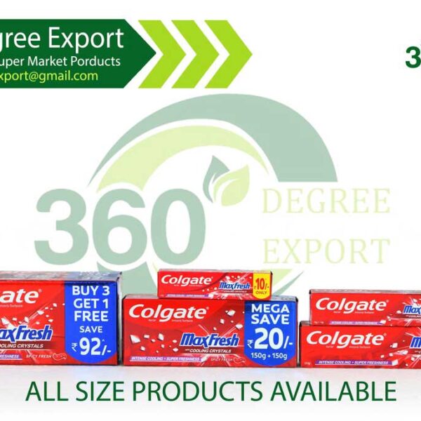Toothpaste and Toothbrush Colgate Vicco Closeup and Dabur Red